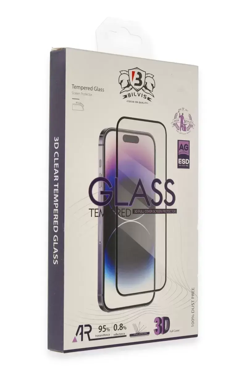 Newface Apple İphone 14 Pro Bilvis 3d Cam Ekran Koruyucu