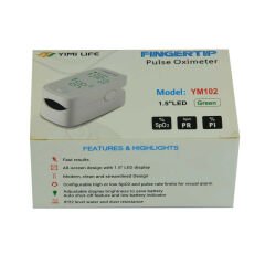 Dijital Pulse Oksimetre Parmaktan Nabız Ölçer Taşınabilir Oximeter YM102