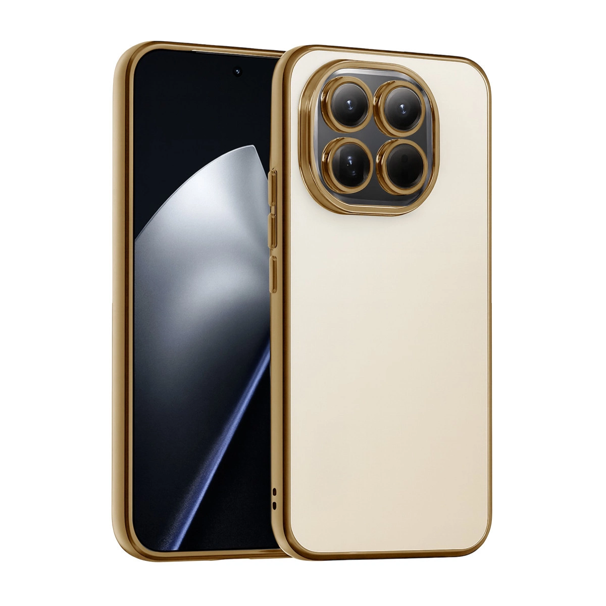 Xiaomi Mi 15 Razer Lensli Silikon - Gold