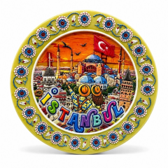 Kapadokya Temalı Seramik Magnet Alk5860
