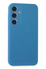 Newface Samsung Galaxy A55 5g Kılıf First Silikon - Mavi