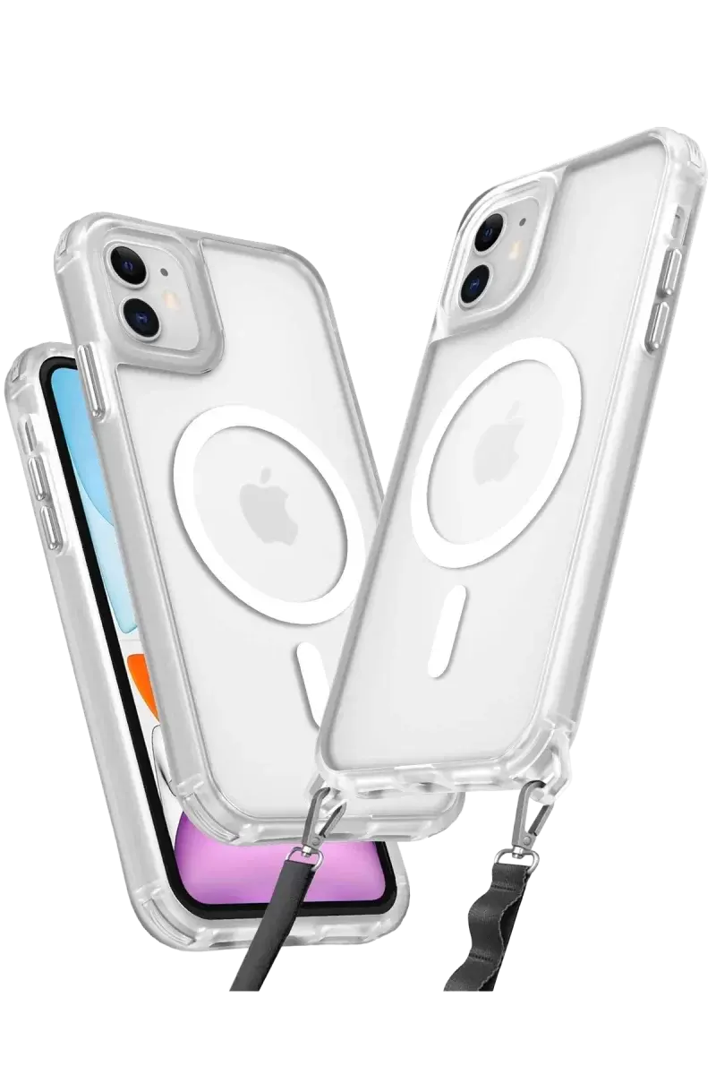 Newface İphone 11 Kılıf Enka Magsafe Silikon Kılıf - Şeffaf