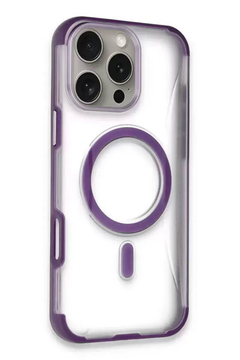 Joko İphone 14 Pro Max Hilton Magsafe Kapak - Derin Mor