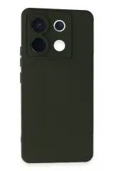 Newface Xiaomi Redmi Note 13 Pro 5g Kılıf Nano İçi Kadife Silikon - Koyu Yeşil