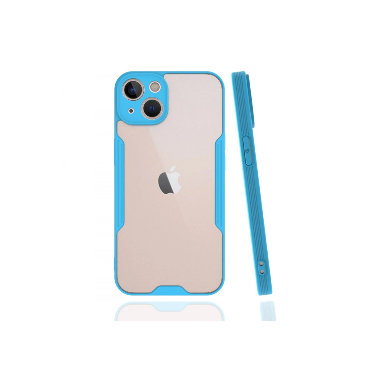 İphone 13 Kılıf Platin Silikon - Mavi