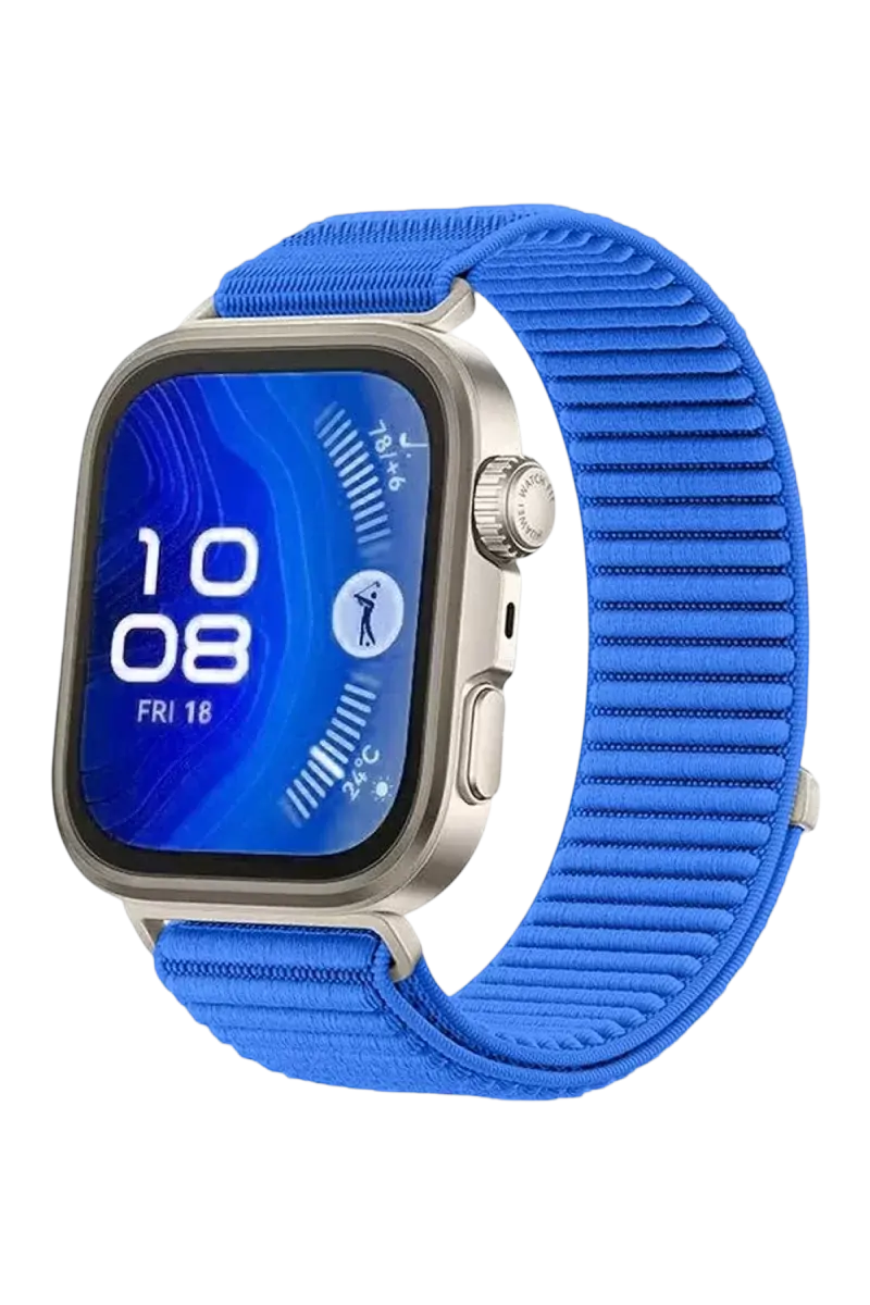 Newface Huawei Fit 4 Braid Kordon - Mavi