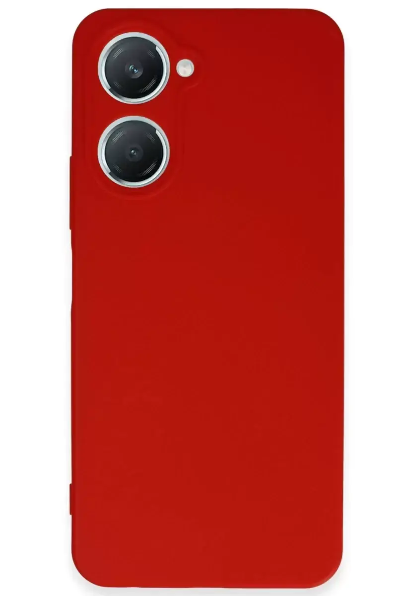 Newface Vivo Y18 Kılıf First Silikon - Kırmızı