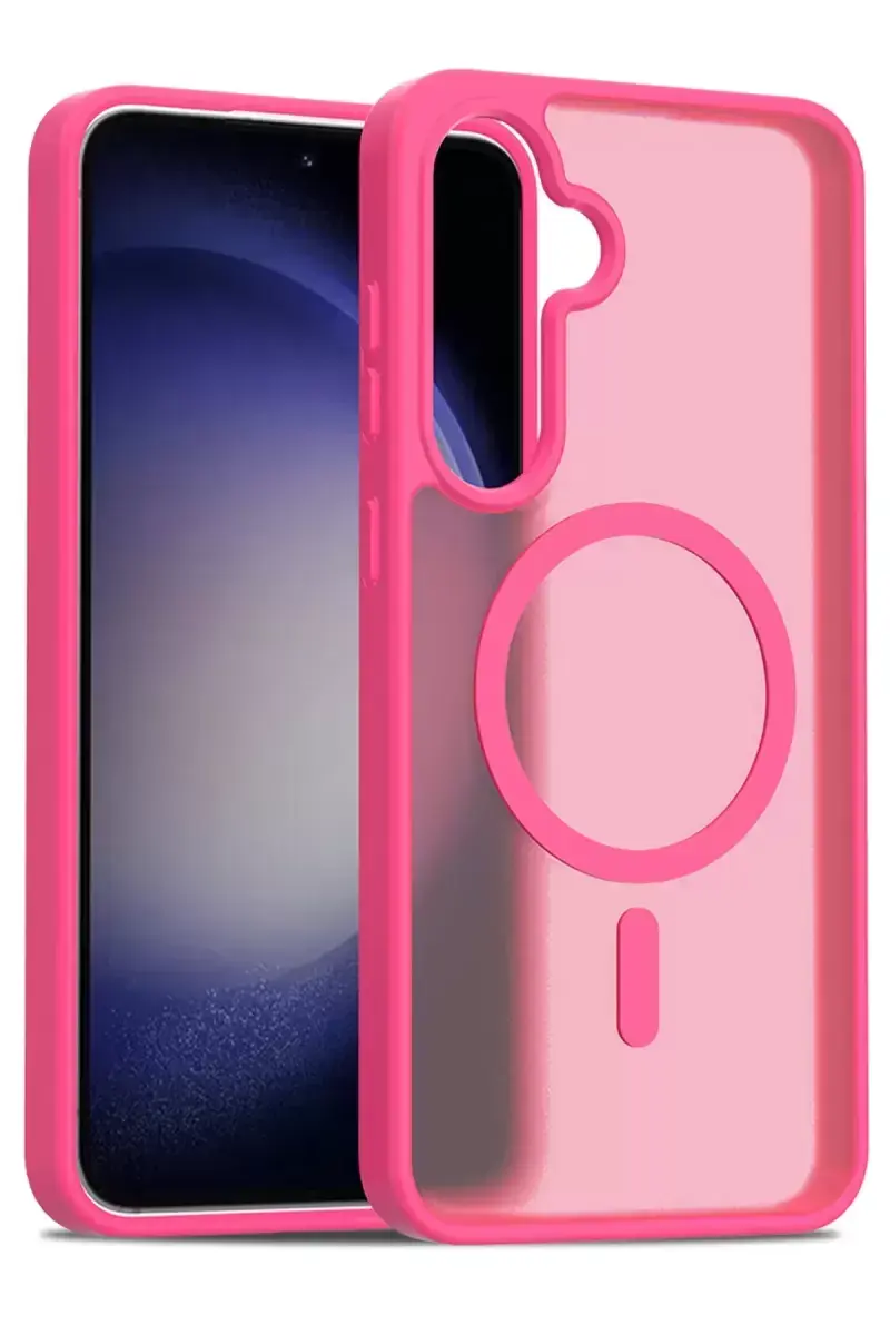 Joko Samsung Galaxy S24 Fe Jota Magsafe Kapak - Rose