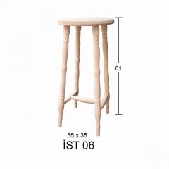 Ayaklı Tabure 60cm