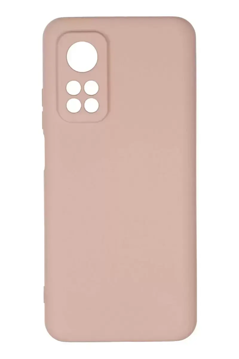 Newface Xiaomi Mi 10t Kılıf Nano İçi Kadife Silikon - Pudra
