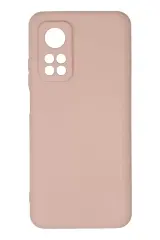 Newface Xiaomi Mi 10t Kılıf Nano İçi Kadife Silikon - Pudra