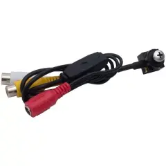 Powermaster Pm-19312 3.6mm 800 Tvl 1/4 Sensör Mikrofonlu Vida Tip Mini Kamera