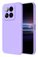 Newface Xiaomi Mi 14t Pro Kılıf Nano İçi Kadife Silikon - Lila