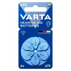 Varta 675 Numara Kulaklık İşitme Cihazı Pili (6'lı Paket)