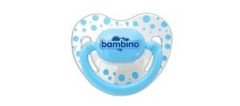 Bambino Desenli Silikon Damak Uçlu Emzik No.2