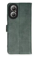 Newface Realme 12 Lite Kılıf Trend S Plus Kapaklı Kılıf - Yeşil