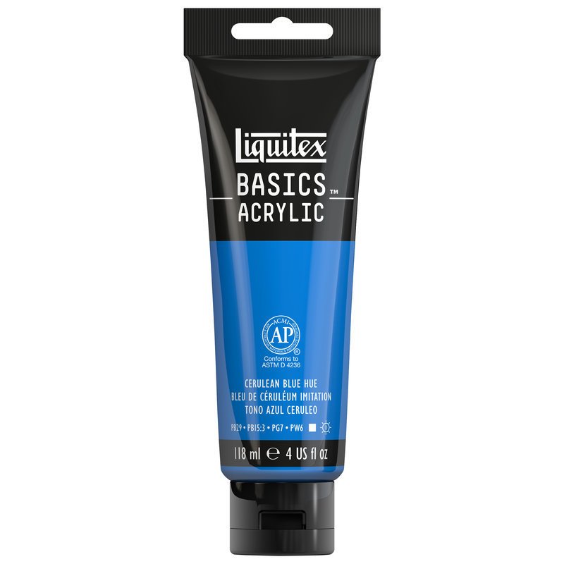 Basics Akrilik 118ml - Cerulean Blue Hue 470