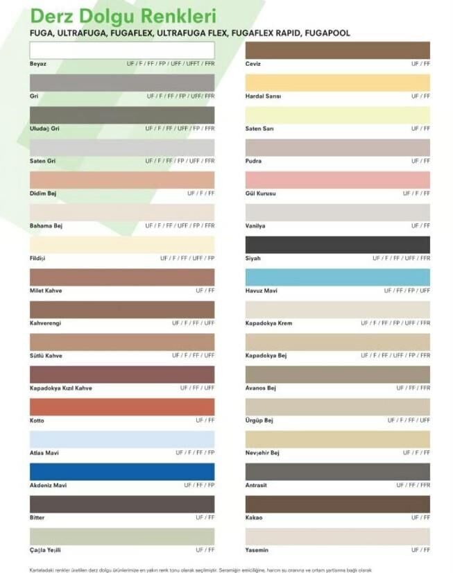 Kalekim Ultra Fuga 2280 Saten Gri 20 Kg