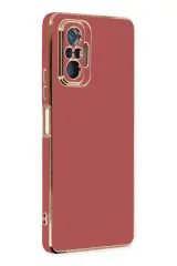 Newface Xiaomi Redmi Note 10 Pro Kılıf Volet Silikon - Kırmızı