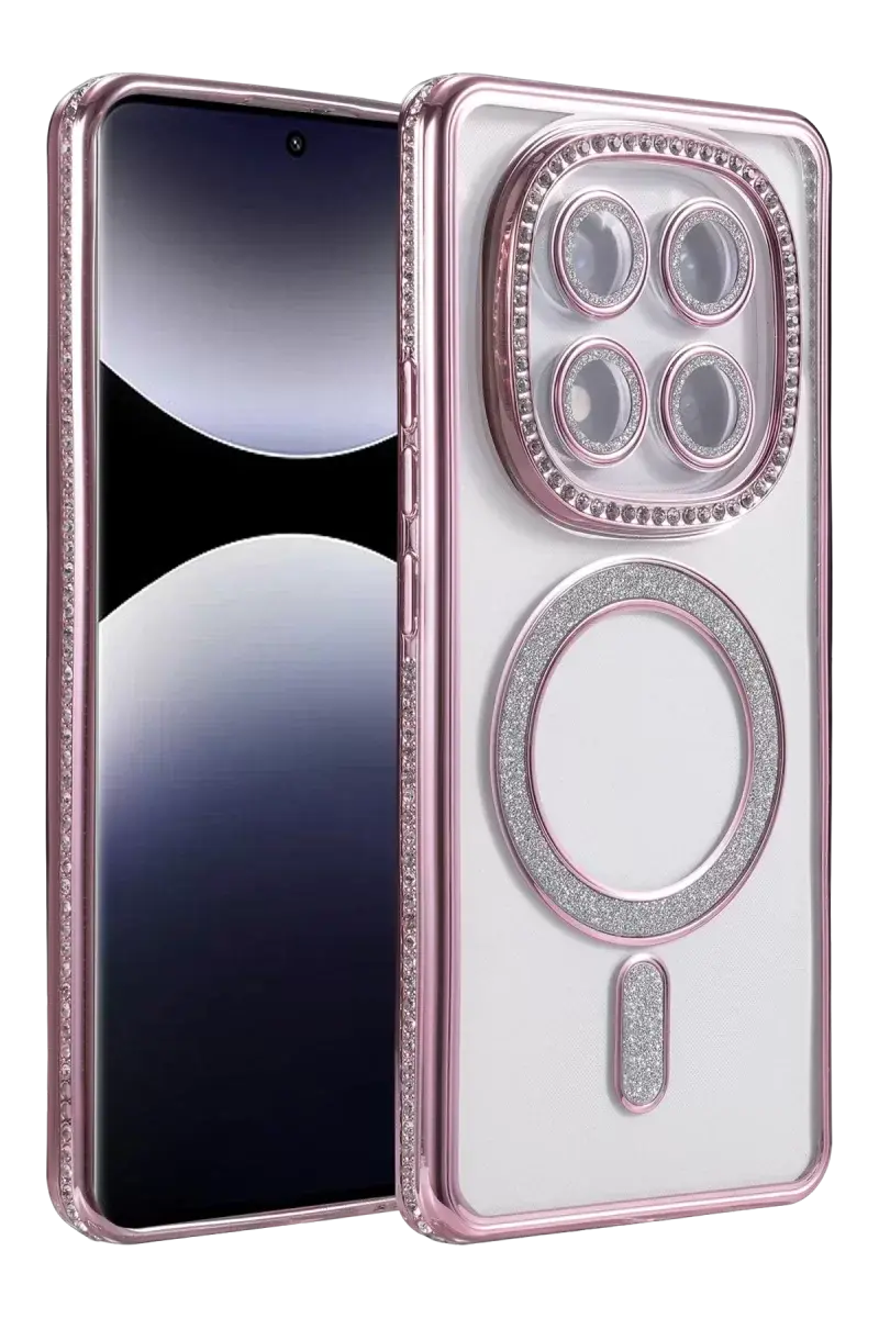 Newface Xiaomi Redmi Note 14 Pro 5g Joke Simli Magneticsafe Kılıf - Pembe
