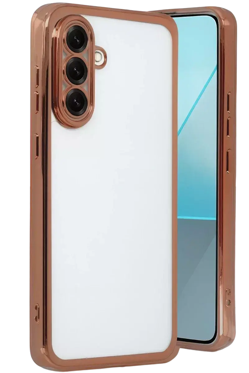 Newface Samsung Galaxy A17 5g Razer Lensli Silikon - Çöl Titanyum