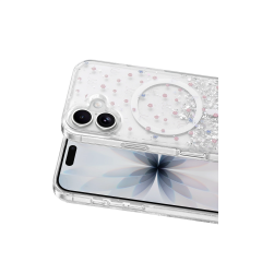 Onegif  İphone 17 Misk Simli Magsafe Kapak - Desen 1