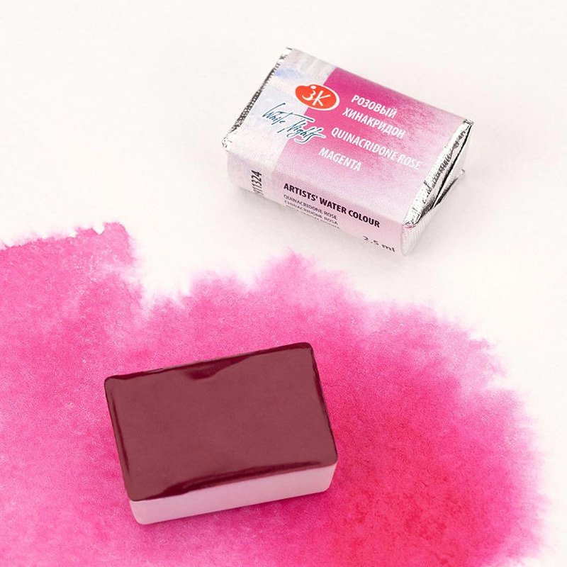 Tekli Tablet Suluboya - Magenta