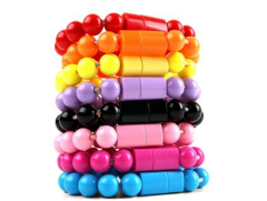 Android Boncuk Tasarımlı Bileklik Şeklinde Şarj Data Kablosu