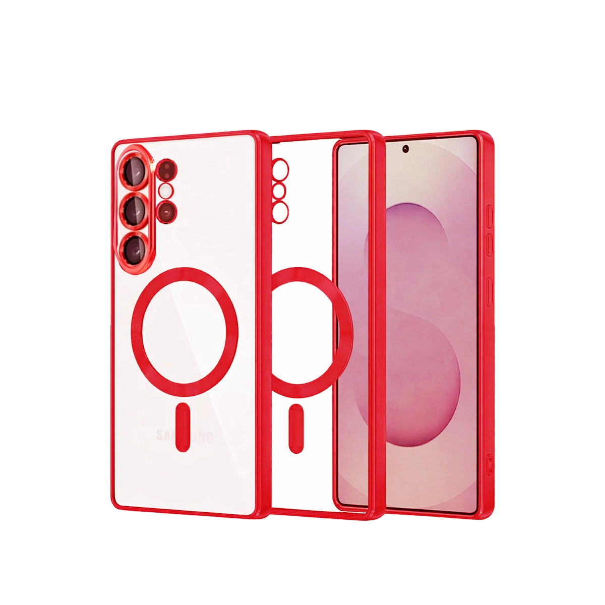 Samsung Galaxy S26 Ultra Kross Magneticsafe Kapak - Kırmızı