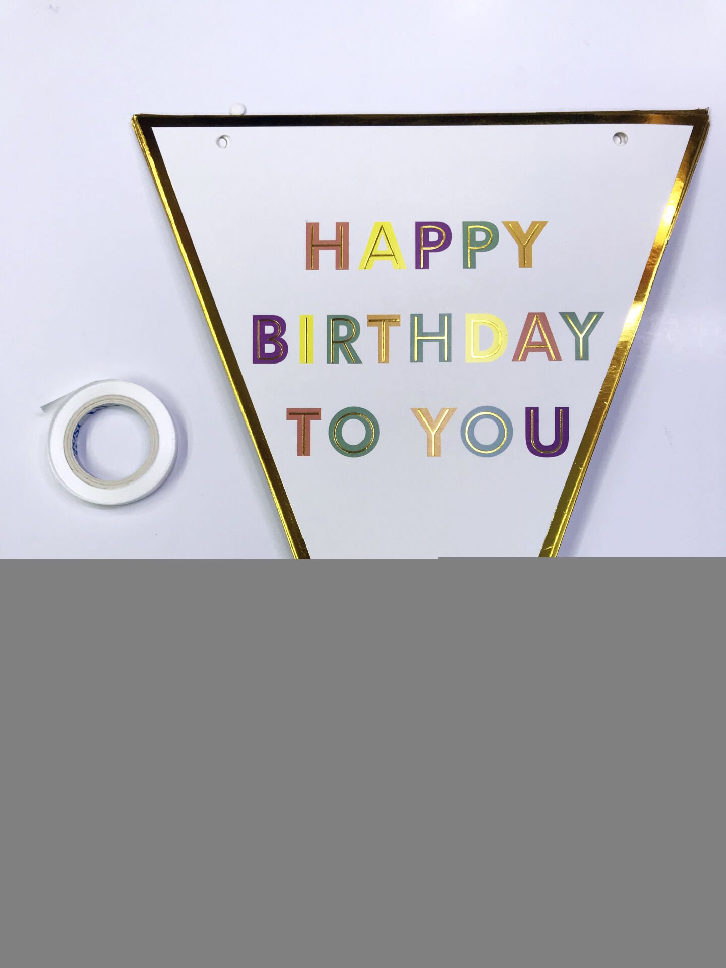 Happy Birthday To You Flama Bayrak Süsü