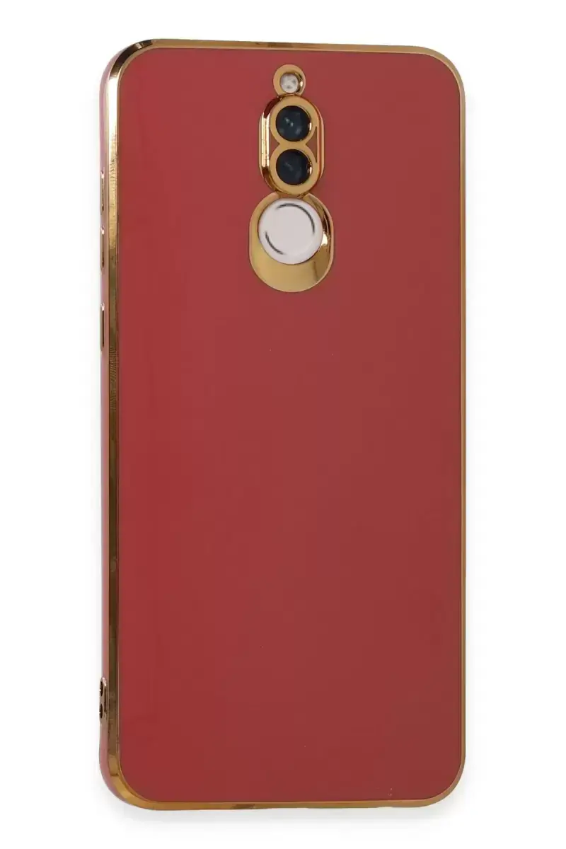 Newface Huawei Mate 10 Lite Kılıf Volet Silikon - Kırmızı