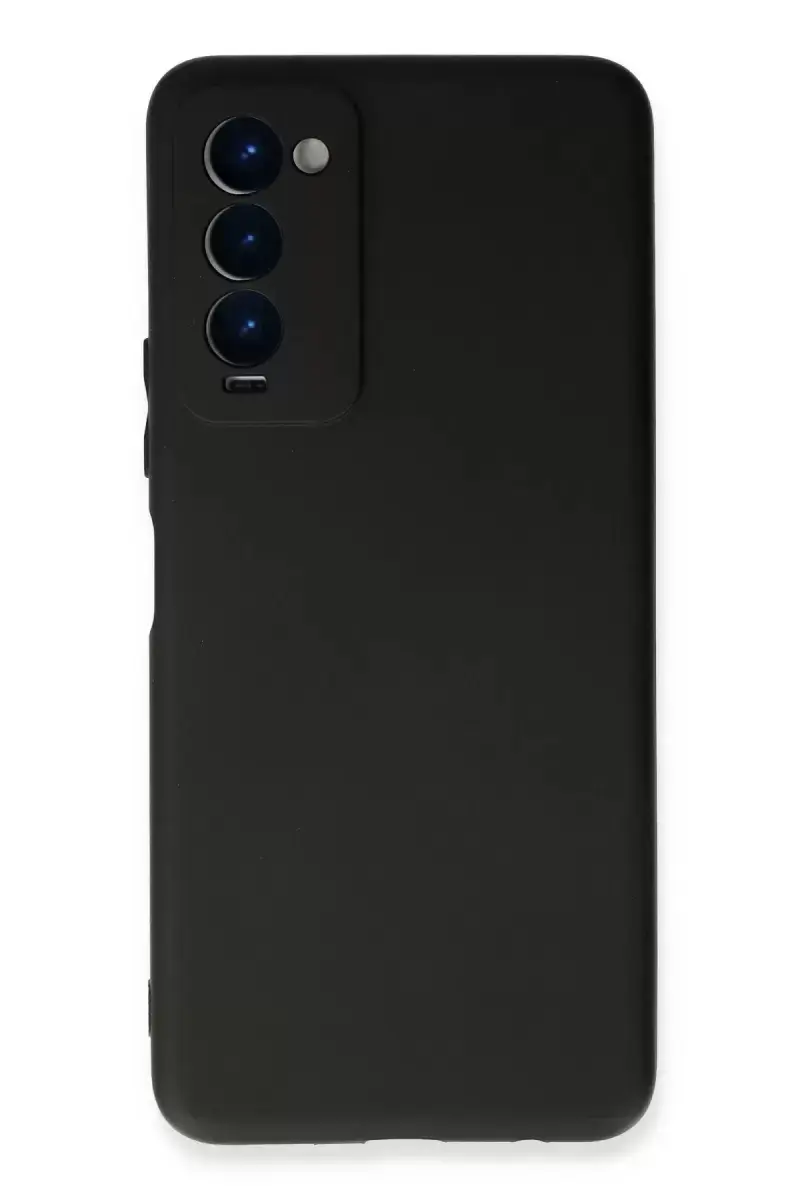 Newface Tecno Camon 18 Kılıf First Silikon - Siyah