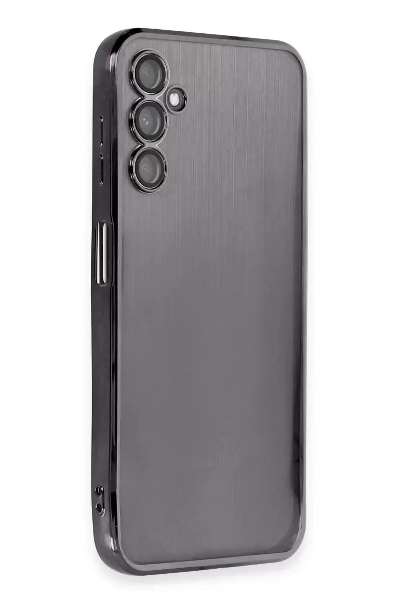 Newface Samsung Galaxy A14 4g Kılıf Razer Lensli Silikon - Siyah