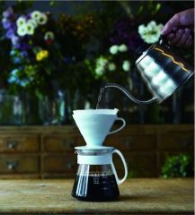 Hario V60 02 Seramik Kahve Demleme Seti “Beyaz”