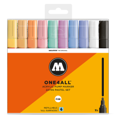 One4All Akrilik Marker 227HS Pastel Set - 10'lu