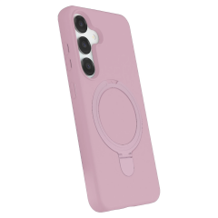 Samsung Galaxy S25 Regal Magsafe Standlı Kapak - Açık Pembe