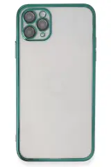 Newface İphone 11 Pro Kılıf Razer Lensli Silikon - Yeşil