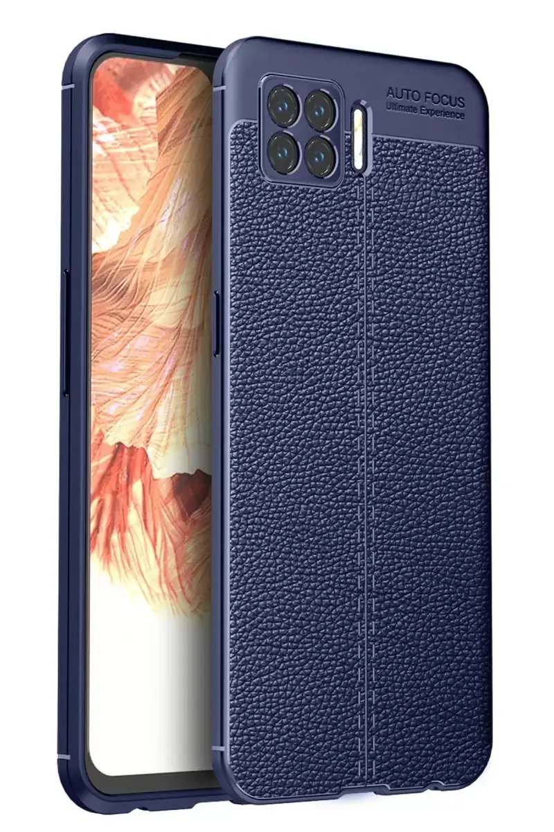 Newface Oppo A73 Kılıf Auto Focus Kapak - Lacivert