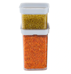 Vakumlu Kare Saklama Kabı - 1 Litre