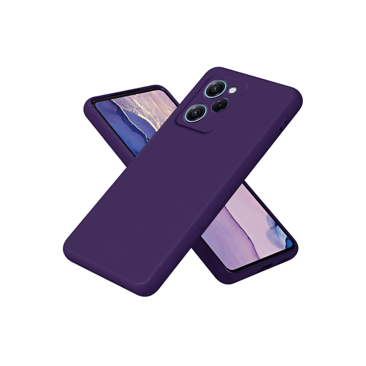 Xiaomi Poco X5 Pro 5g Nano İçi Kadife Silikon - Mor