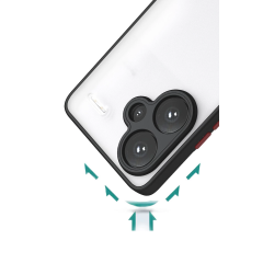Xiaomi Redmi Note 13 Pro Plus Kılıf Montreal Silikon Kapak - Siyah
