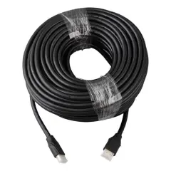 Fully G-507k Plastik Düz Siyah 25 Metre Gold Poşetli Hdmi Kablo