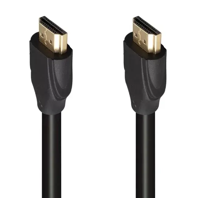 Fully G-507k Plastik Düz Siyah 25 Metre Gold Poşetli Hdmi Kablo