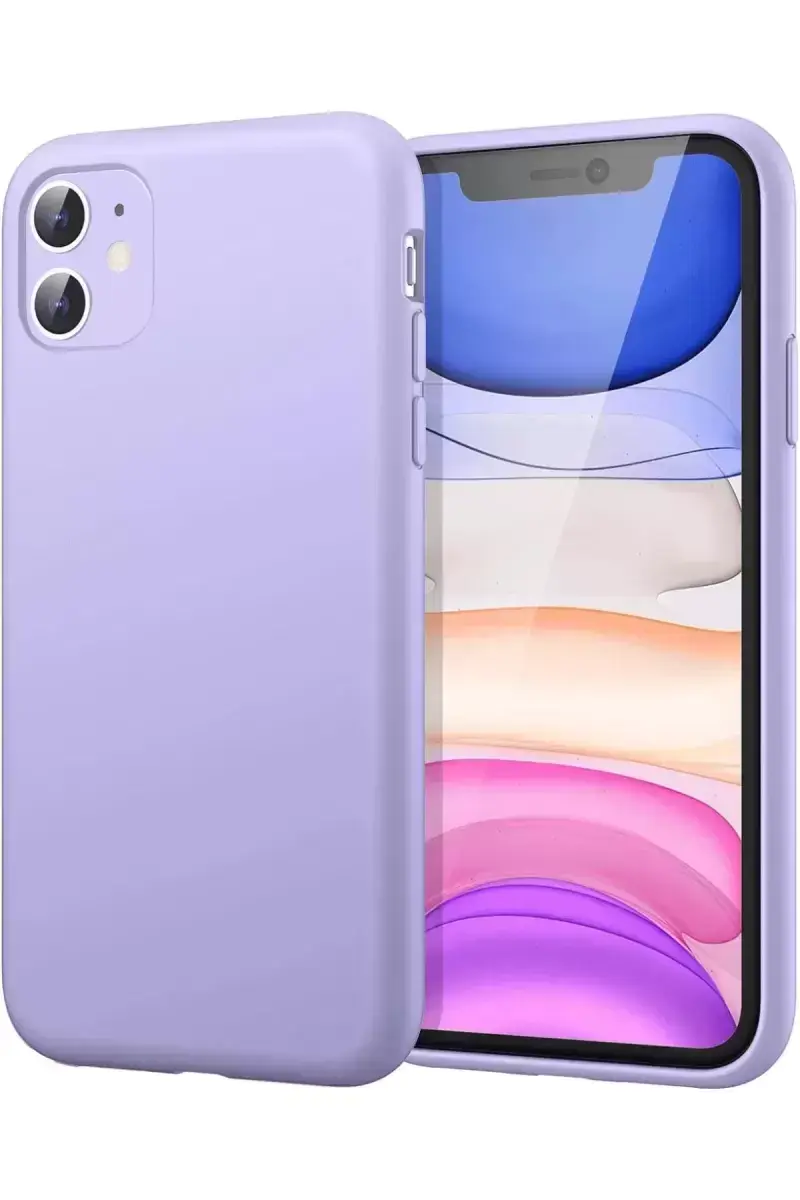 Newface Apple İphone 11 Kılıf First Silikon - Lila