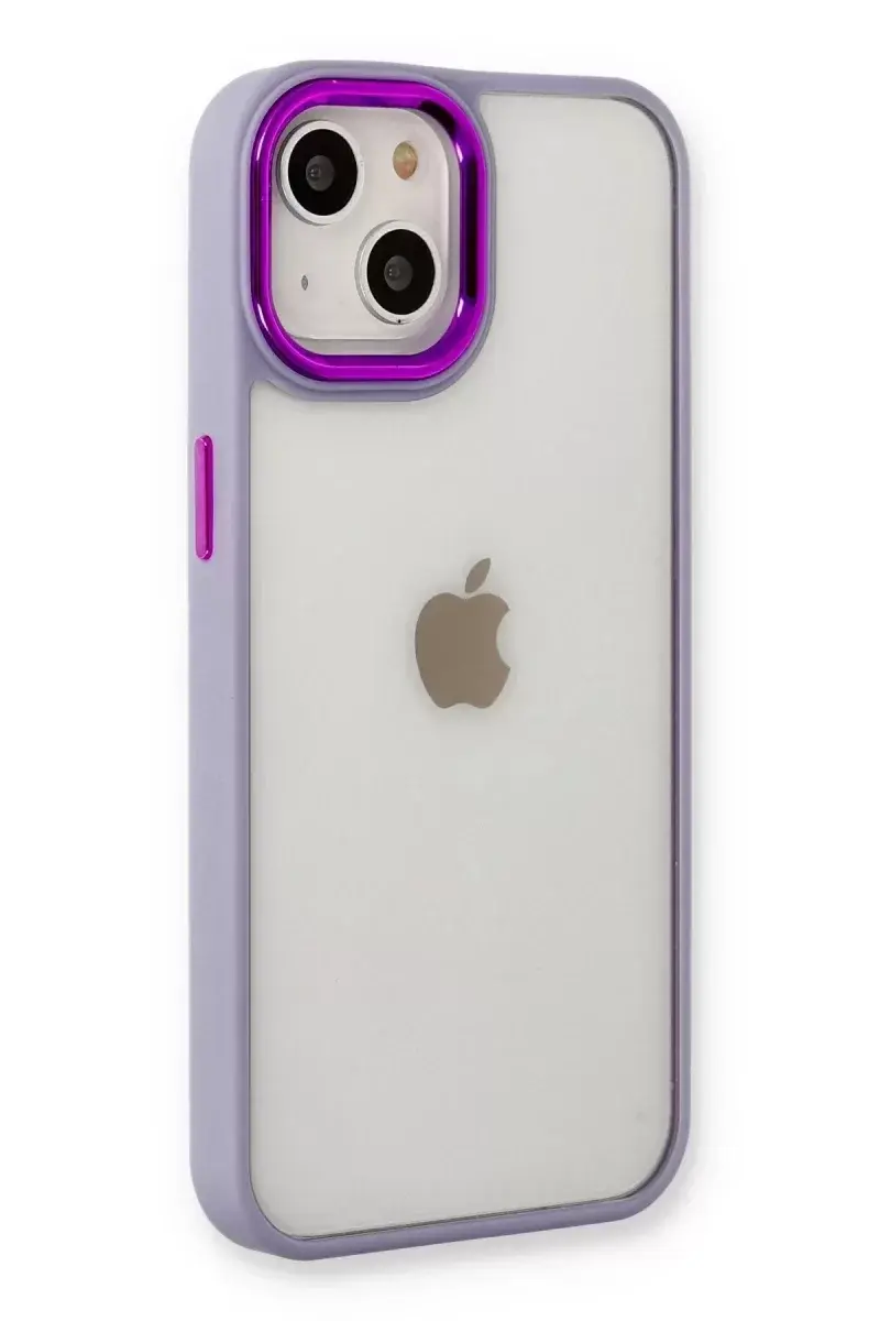 Newface İphone 14 Plus Kılıf Dora Kapak - Lila