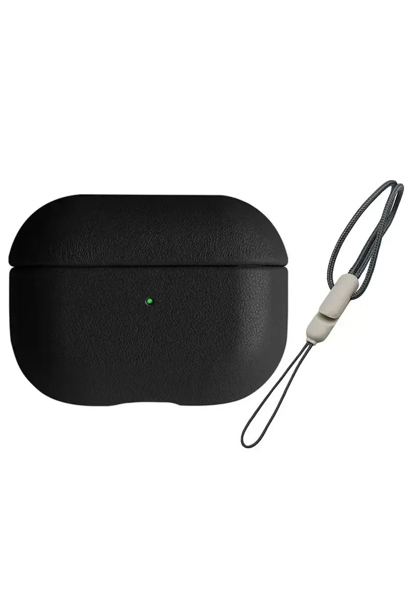 Newface Airpods 3 (3.nesil) 405 Deri Kılıf - Siyah