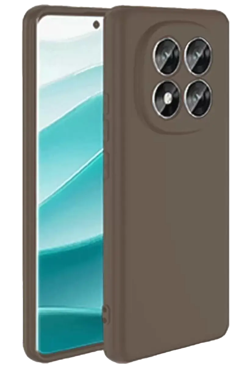 Newface Xiaomi Redmi Note 14 Pro 4g Kılıf First Silikon - Kahverengi