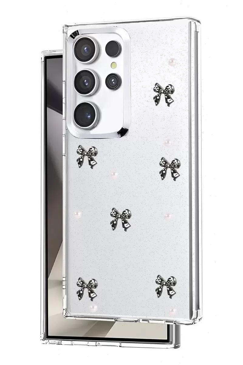 Newface Samsung Galaxy S23 Ultra Fiyonk Desenli Kapak - Desen 8