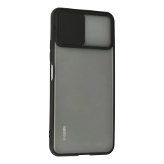 Xiaomi Mi 11 Lite Kılıf Palm Buzlu Kamera Sürgülü Silikon - Siyah