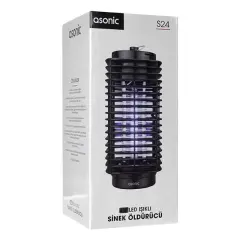 Asonic S24 4 Watt Siyah Led Işıklı Sinek Öldürücü